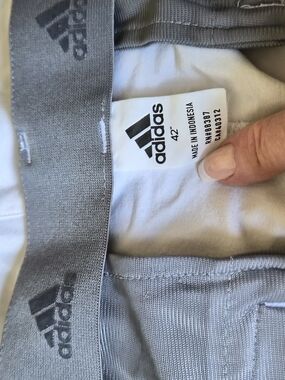 Adidas Grey Performance Waistband Shorts - Grey